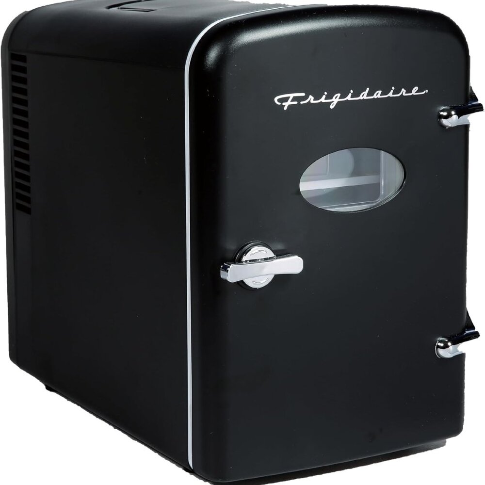Frigidaire 6-Can Retro Mini Fridge - Black
